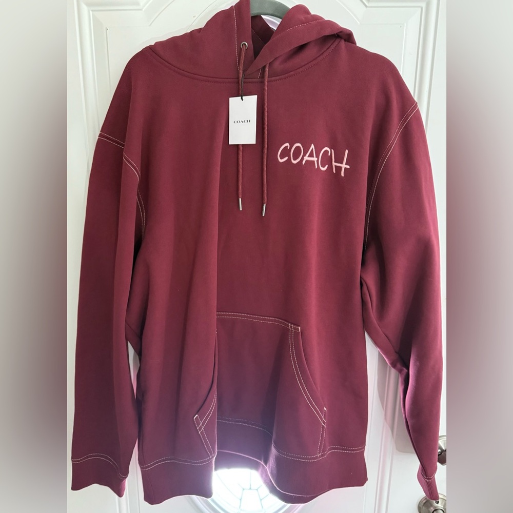 Coach Hoodie Year of Rabbit Deep Red XL *NWT